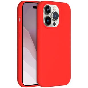 Accezz Liquid Silicone Backcover met MagSafe Apple iPhone 14 Pro - Rood