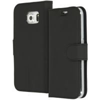 Accezz Wallet Softcase Bookcase Samsung Galaxy S6 - Zwart