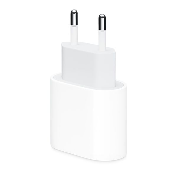 Apple USB-C Power Adapter 20W - Type C / F - Wit