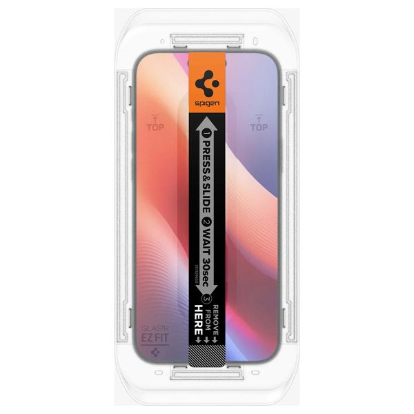 Spigen GLAStR EZ Fit Screenprotector + Applicator 2-pack Apple iPhone 16 Pro