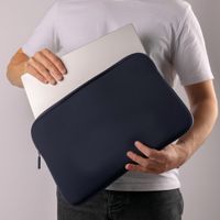 Accezz Basis Laptop hoes 15-16 inch - Laptopsleeve - Blauw