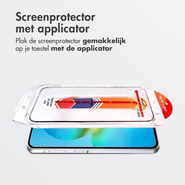 Accezz Gehard Glas Screenprotector + Applicator Samsung Galaxy A37 (5G)