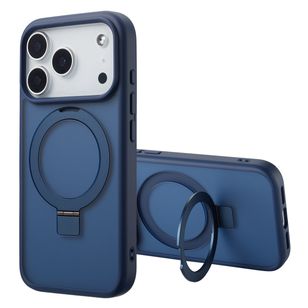 Accezz Ring Stand Backcover met MagSafe Apple iPhone 17 Pro Max - Blauw