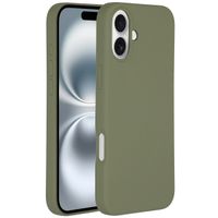 Accezz Liquid Silicone Backcover met MagSafe iPhone 16 Plus - Cooper Green