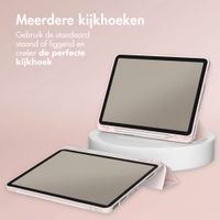 Accezz Smart Silicone Bookcase Apple iPad 11 (2025) 11 inch A16 / iPad 10 (2022) 10.9 inch - Roze
