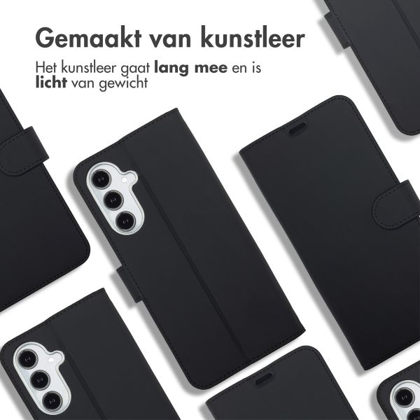 Accezz Wallet Softcase Bookcase Samsung Galaxy A17 - Zwart