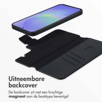 Accezz Leather Bookcase 2-in-1 met MagSafe Samsung Galaxy A36 / A56 - Onyx Black