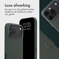 Accezz Leather Bookcase 2-in-1 met MagSafe Apple iPhone 18 Pro / 17 Pro - Cedar Green