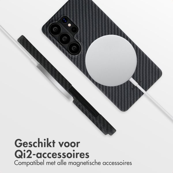Accezz MagSafe Kevlar® Backcover Samsung Galaxy S26 Ultra - Zwart