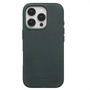Accezz Vintage Leather Magsafe Backcover Apple iPhone 16 Pro - Smokey Green