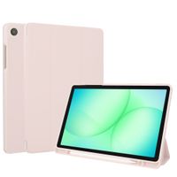 Accezz Smart Silicone Bookcase Samsung Galaxy Tab A11 Plus / A9 Plus - Roze
