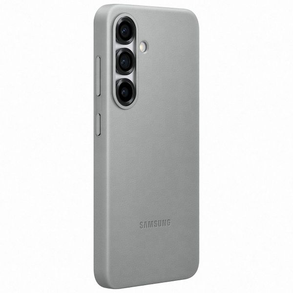 Samsung Originele KindSuit Vegan Leather Case Samsung Galaxy S25 - Grijs