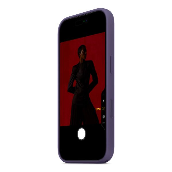 Apple Siliconenhoesje met MagSafe Apple iPhone 17 Pro - Purple Fog