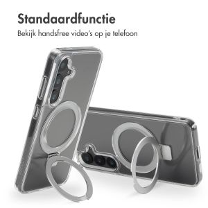 Accezz Ring Stand Backcover met MagSafe Samsung Galaxy S24 - Transparant