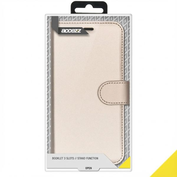 Accezz Wallet Softcase Bookcase Samsung Galaxy S21 Plus - Goud