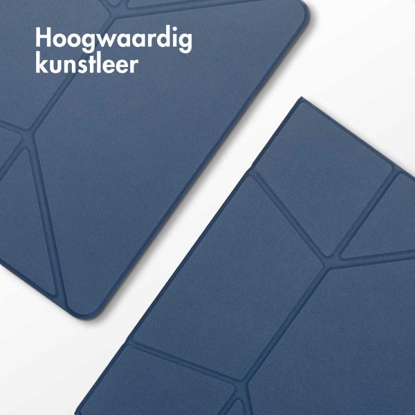Accezz High Stand tablet case Apple iPad 11 (2025) 11 inch / iPad 10 (2022) 10.9 inch - Donkerblauw