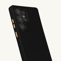 Selencia Rivièra MagSafe Backcover met afneembare haakjes Samsung Galaxy S25 Ultra - Velvet Black