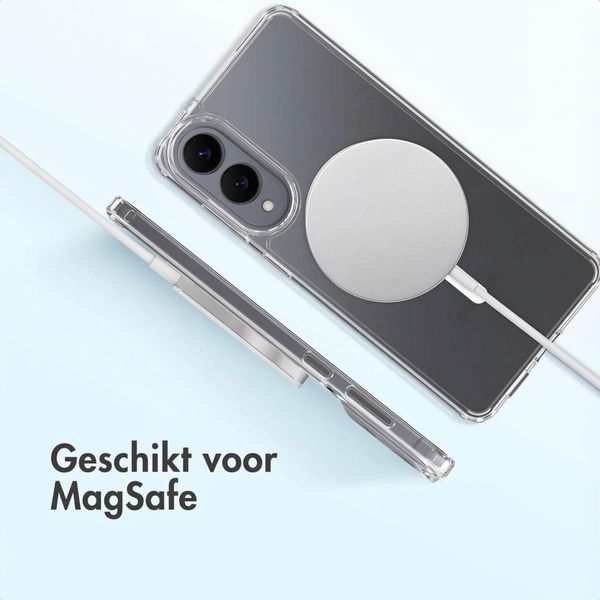 Accezz Xtreme Impact Backcover met MagSafe Samsung Galaxy S25 Edge - Transparant