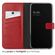 Selencia Echt Lederen Bookcase Samsung Galaxy S24 FE - Rood