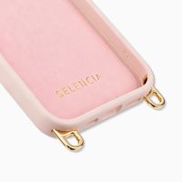 Selencia Rivièra MagSafe Backcover met afneembare haakjes Apple iPhone 14 / 13 - Sorbet Pink