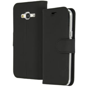 Accezz Wallet Softcase Bookcase Samsung Galaxy J3 / J3 (2016) - Zwart