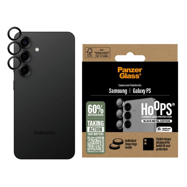PanzerGlass Camera Protector Hoops Samsung Galaxy S25 Edge - Zwart