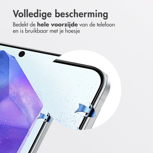 Accezz Gehard Glas Screenprotector + Applicator Samsung Galaxy A55