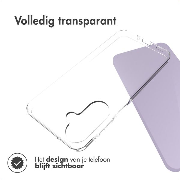 Accezz Clear Backcover Samsung Galaxy A27 (5G) - Transparant