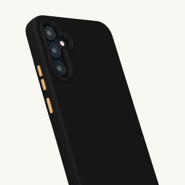 Selencia Rivièra MagSafe Backcover met afneembare haakjes Samsung Galaxy A34 (5G) - Velvet Black