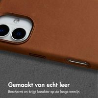 Accezz Vintage Leather Magsafe Backcover iPhone 16 - Tabacco Cognac