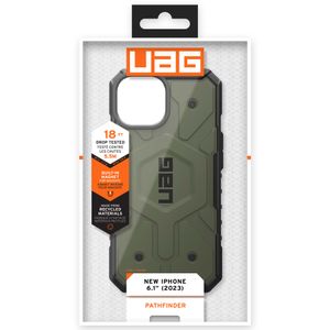 UAG Pathfinder Backcover MagSafe iPhone 15 - Olive Drab