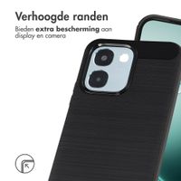 imoshion Brushed Backcover Oppo A6 (5G) - Zwart
