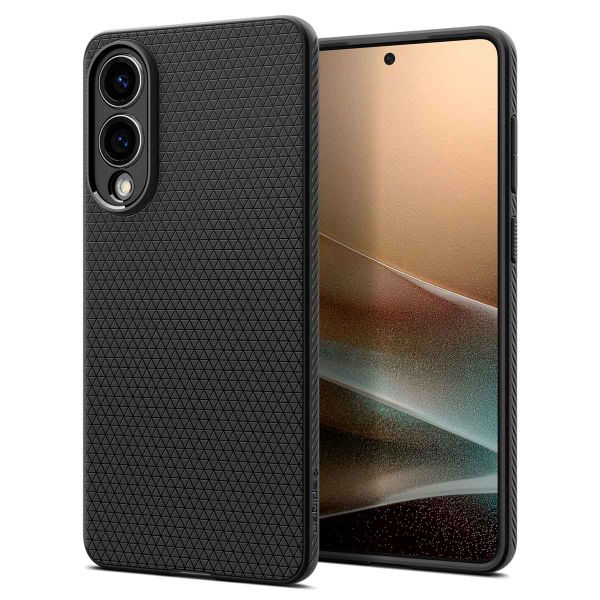 Spigen Liquid Air Backcover Samsung Galaxy S25 Edge - Zwart
