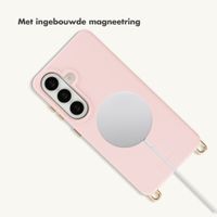 Selencia Rivièra MagSafe Backcover met afneembare haakjes Samsung Galaxy S26 - Sorbet Pink