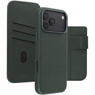 Accezz Leather Bookcase 2-in-1 met MagSafe Apple iPhone 18 Pro / 17 Pro - Cedar Green