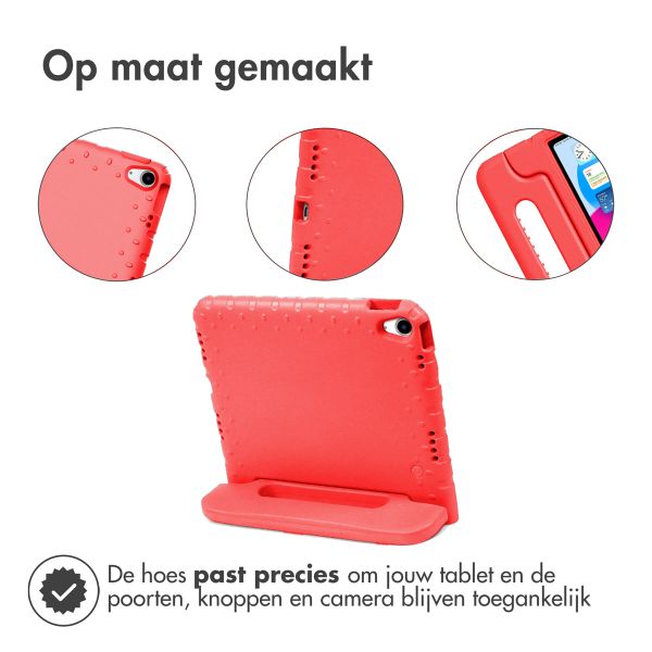 Accezz Kidsproof Backcover met handvat iPad 11 (2025) 11 inch / iPad 10 (2022) 10.9 inch - Rood