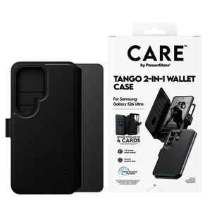 CARE by PanzerGlass Tango 2 in 1 Wallet Case MagSafe Samsung Galaxy S26 Ultra - Transparant