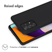 Accezz Color Backcover Samsung Galaxy A52 (5G) / A52 (4G) - Zwart