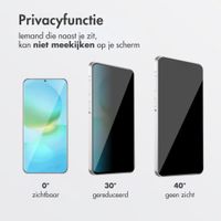 Accezz Gehard Glas Privacy Screenprotector + Applicator Samsung Galaxy A37 (5G)