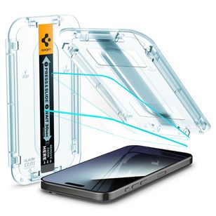 Spigen GLAStR EZ Fit Screenprotector + Applicator 2-pack Apple iPhone 15 Pro Max