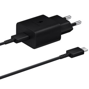 Samsung Originele Power Adapter met USB-C kabel - Oplader - USB-C aansluiting - Fast Charge - 15 Watt - 1 meter - Zwart