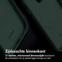 Accezz Vintage Leather MagSafe Backcover Apple iPhone 16 Pro Max - Smokey Green