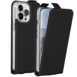 Accezz Flipcase iPhone 14 Pro - Zwart