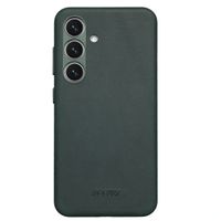 Accezz Vintage Leather Magsafe Backcover Samsung Galaxy S24 / S25 - Smokey Green