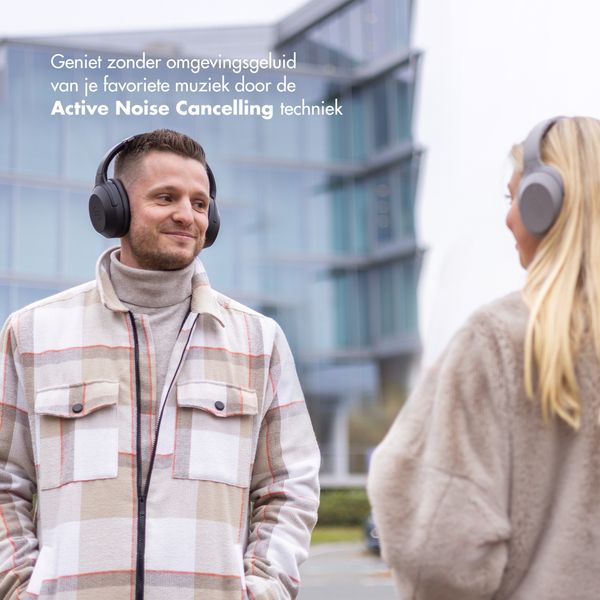 Selencia Urban Play Draadloze Koptelefoon - Active Noise Cancelling - Met Opbergcase - Midnight Black