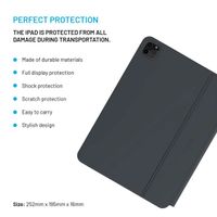 Fixed Typee QWERTY keyboard case iPad Pro 11 (2024) M4 - Zwart