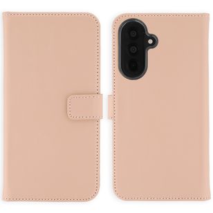 Selencia Echt Leren Bookcase Samsung Galaxy A37 (5G) - Lichtroze