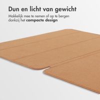Accezz Leather Trifold Bookcase Apple iPad Pro 13 (2025) M5 / (2024) M4 - Cognac