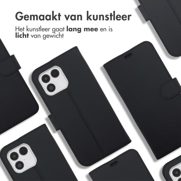 Accezz Wallet Softcase Bookcase Fairphone 6 - Zwart