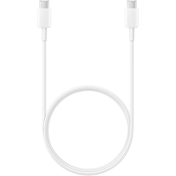 Samsung Originele USB-C naar USB-C kabel - 1 meter - 25 Watt + Originele Fast Charging Adapter USB-C Oplader - 25 Watt - Wit